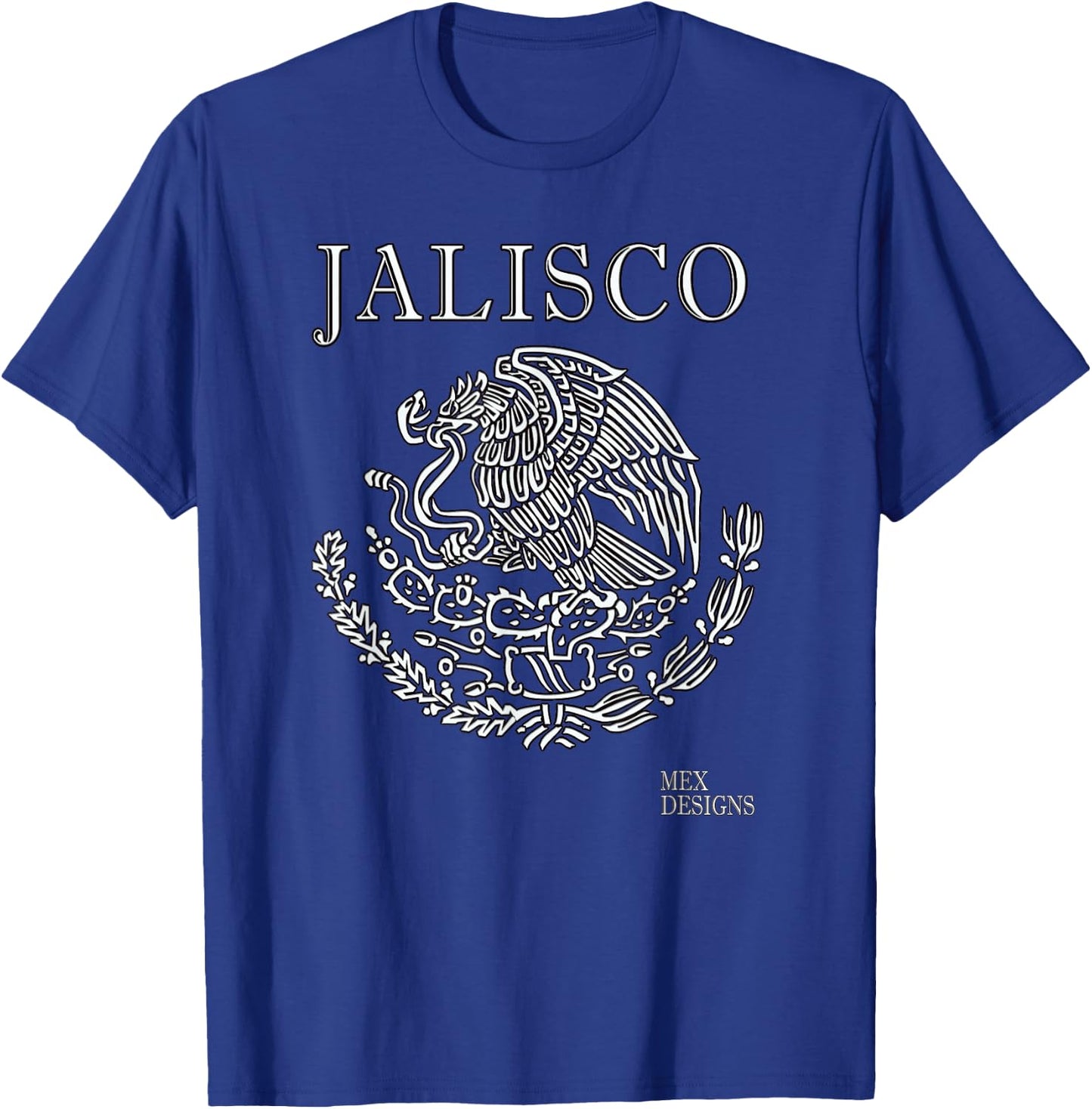 Jalisco Mexican Shirts Jalisco Camisa Mexicana Colt Mexico T-Shirt - T-Shirt | Royal
