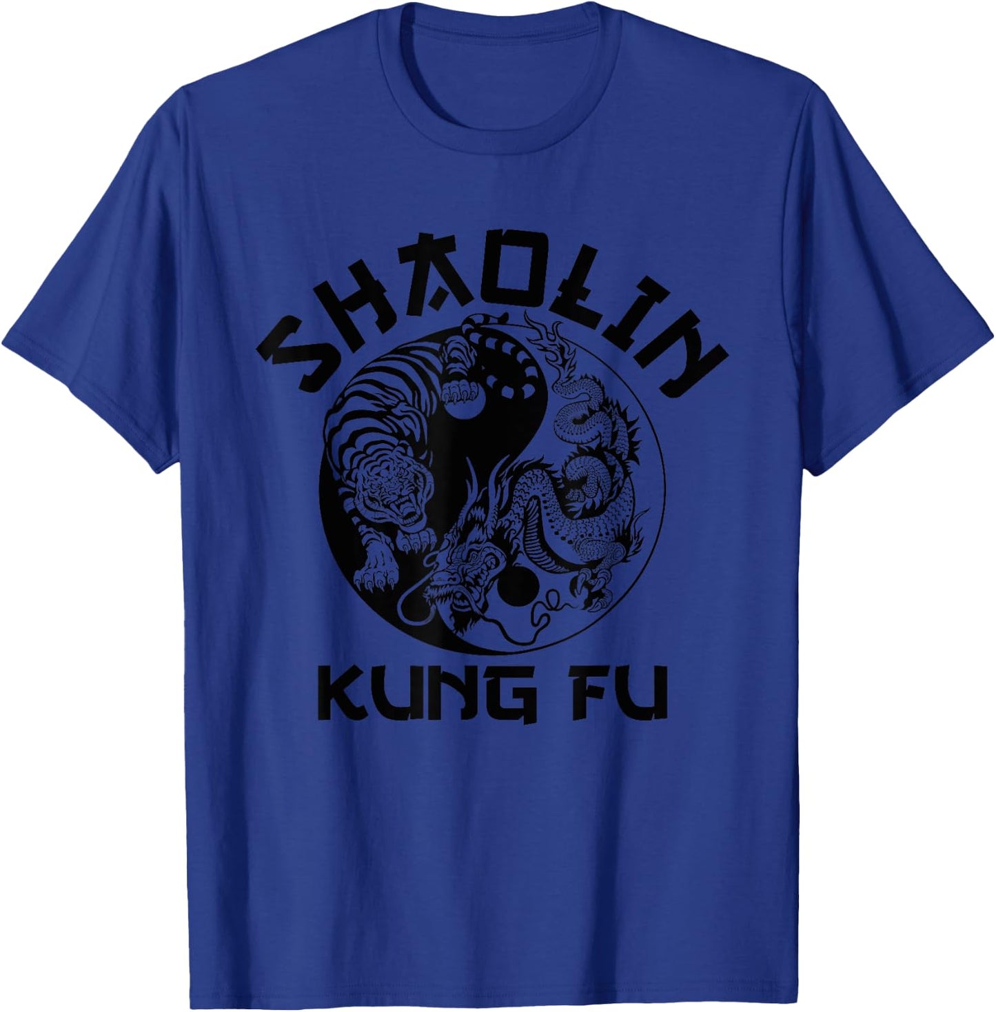 Shaolin kung fu yin yang tiger dragon T-Shirt - T-Shirt | Royal