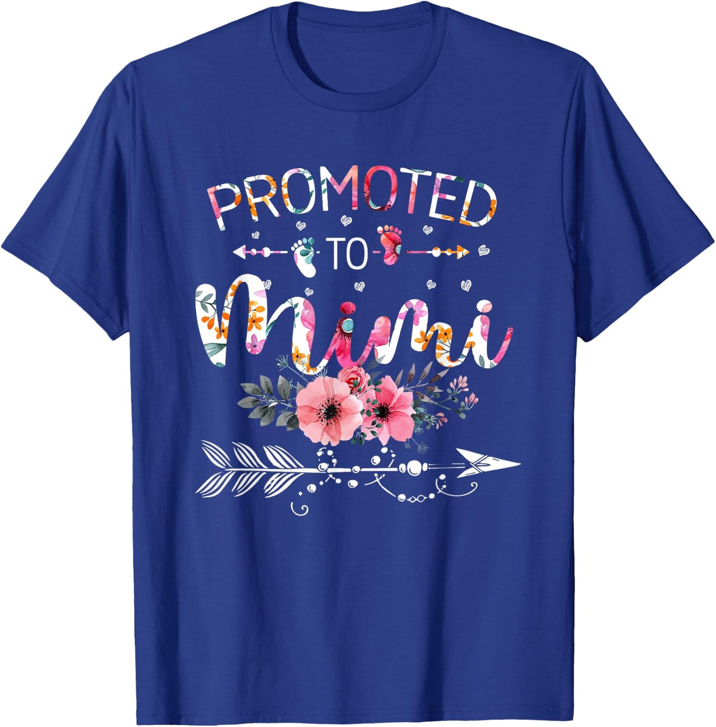 Promoted To Mimi Announcement Funny New Mimi Mothers Day T-Shirt - T-Shirt | Royal