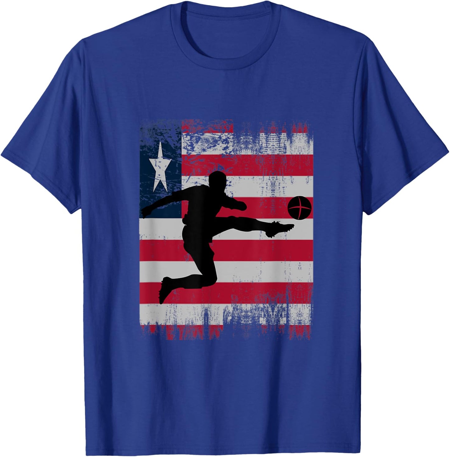 Liberia Soccer Liberian Football Liberia futbol team T-Shirt - T-Shirt | Royal