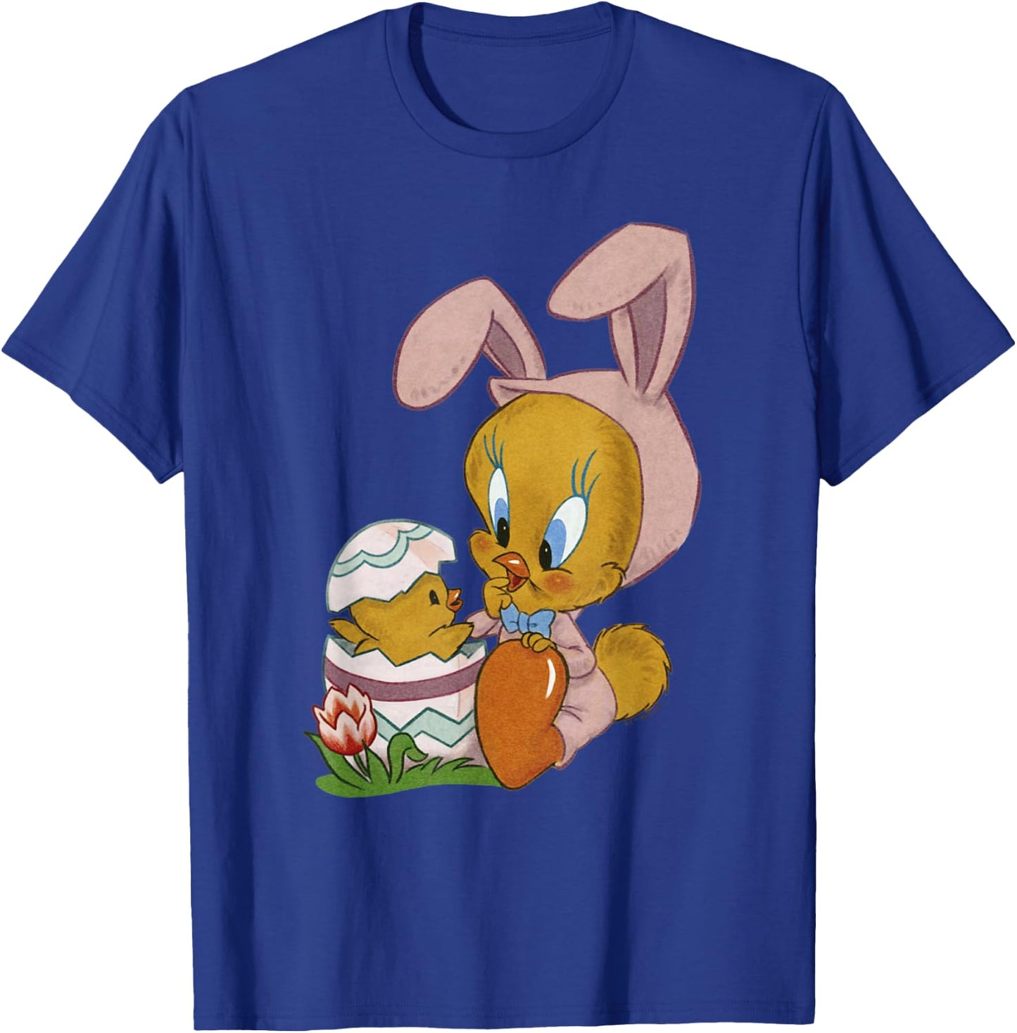 Looney Tunes Easter Bunny Tweety Bird T-Shirt - T-Shirt | Royal