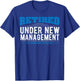 Grandpa Grandson Clothing - Retired Under New Management T-Shirt - T-Shirt | Royal
