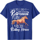 Horse Rider - Retirement Plan: Riding Horses T-Shirt - T-Shirt | Royal