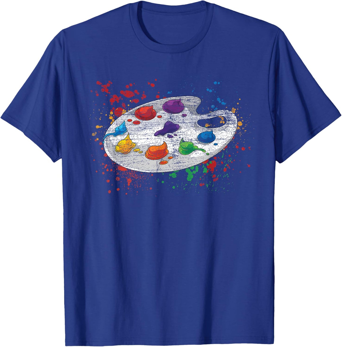 Art Painting Paint Palette Illustration Drawing Artist T-Shirt - T-Shirt | Royal
