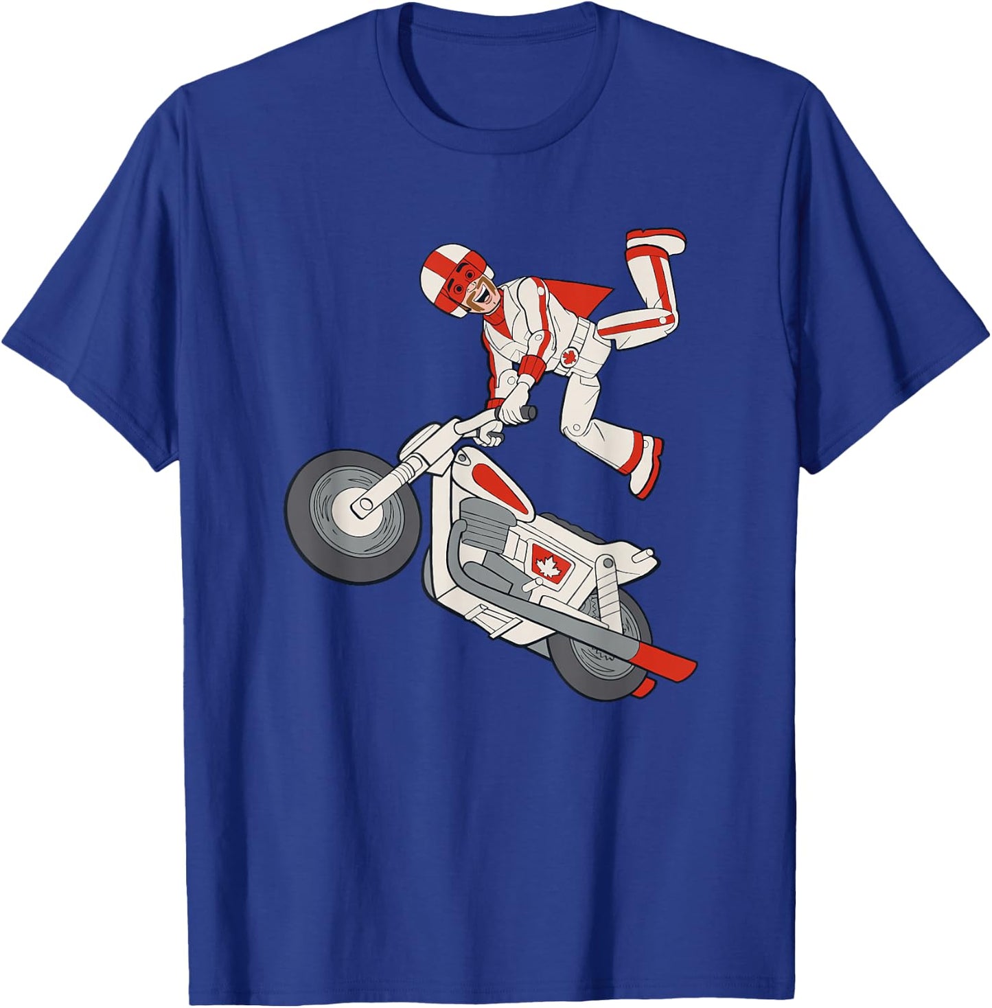 Disney Pixar Toy Story 4 Duke Caboom Stunt Jump T-Shirt - T-Shirt | Royal