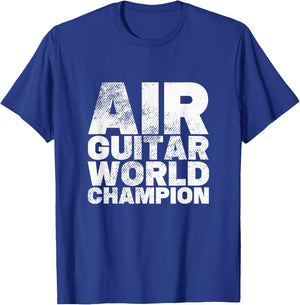 Air Guitar World Champion T-Shirt - T-Shirt | Royal