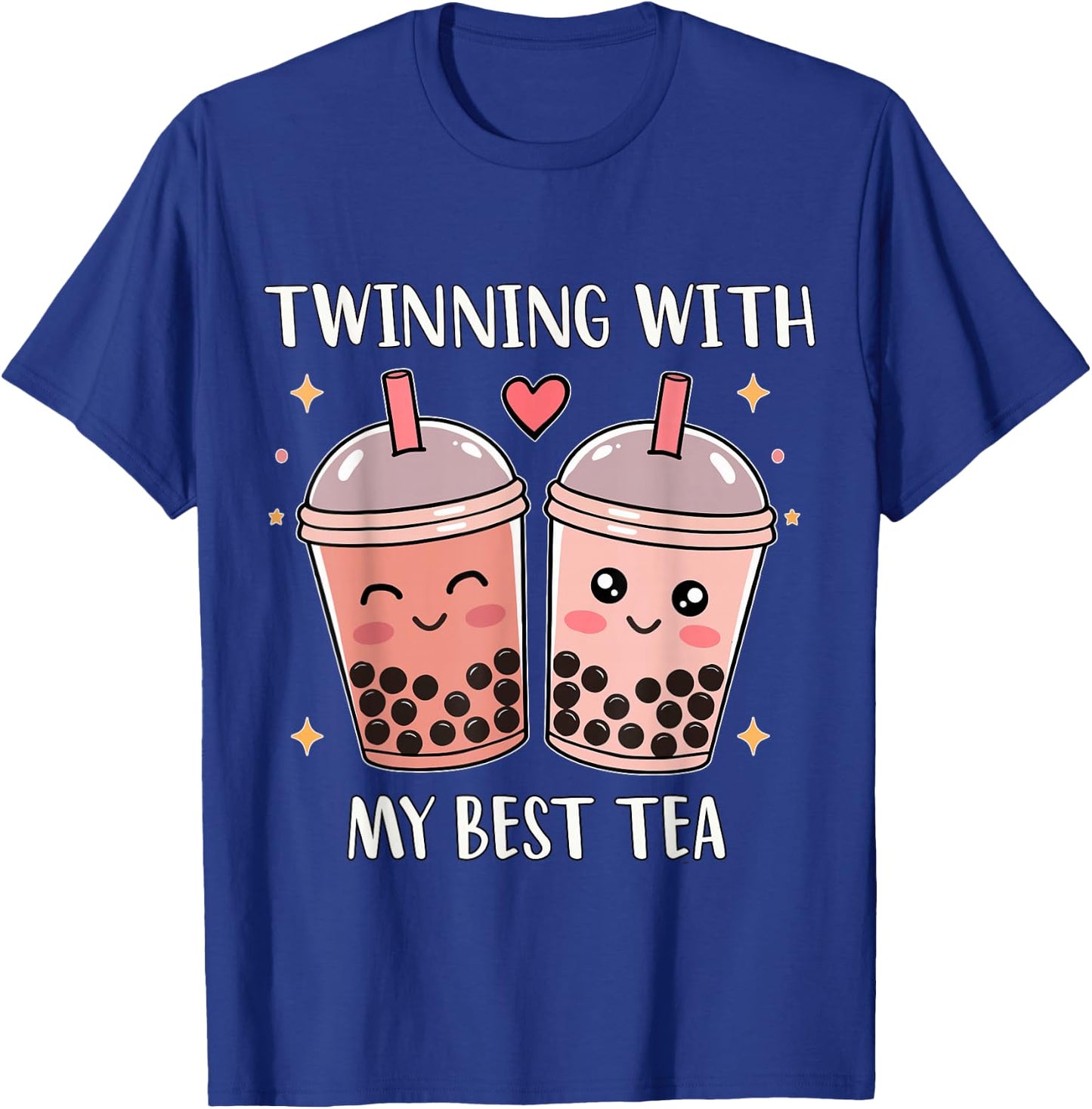 Twinning with My Bestie, Spirit Week Girls Kids Day Best Tea T-Shirt - T-Shirt | Royal