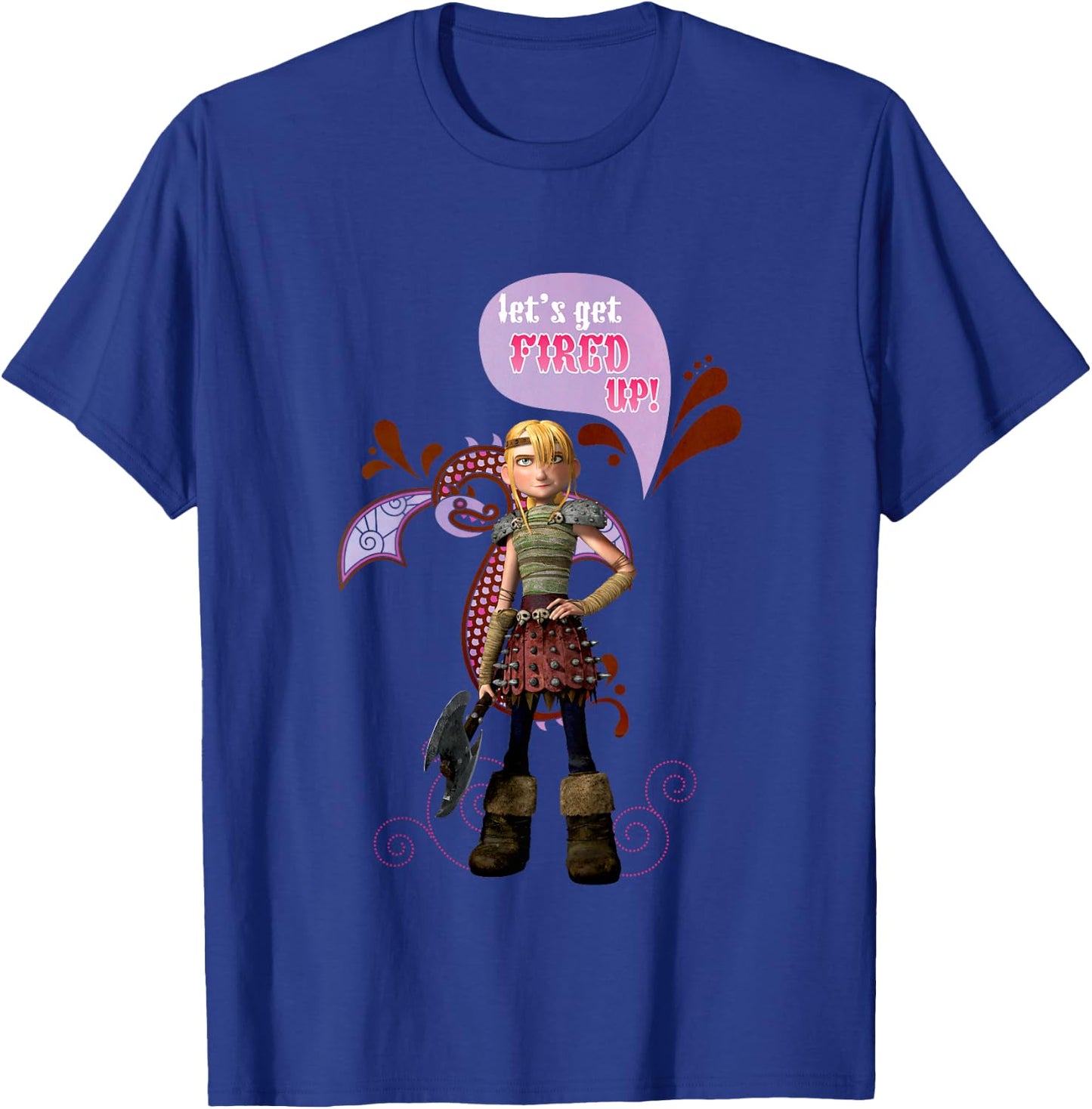 DreamWorks' Dragons: Let's Get Fired Up! Astrid T-Shirt - T-Shirt | Royal