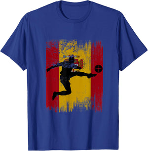 Spain Soccer Spanish Football España español futbol team T-Shirt - T-Shirt | Royal