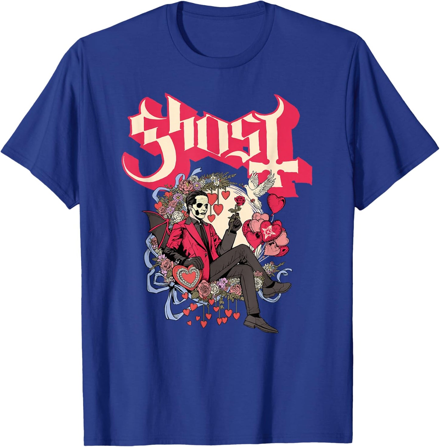 Ghost - Papa Cupid Valentine's Day T-Shirt - T-Shirt | Royal