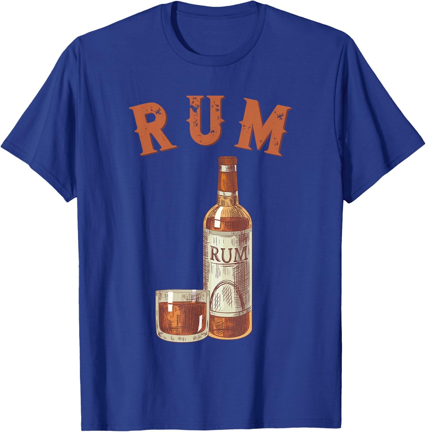 Rum Pirate's Favorite Drink Alcoholic Beverage Rum T-Shirt - T-Shirt | Royal