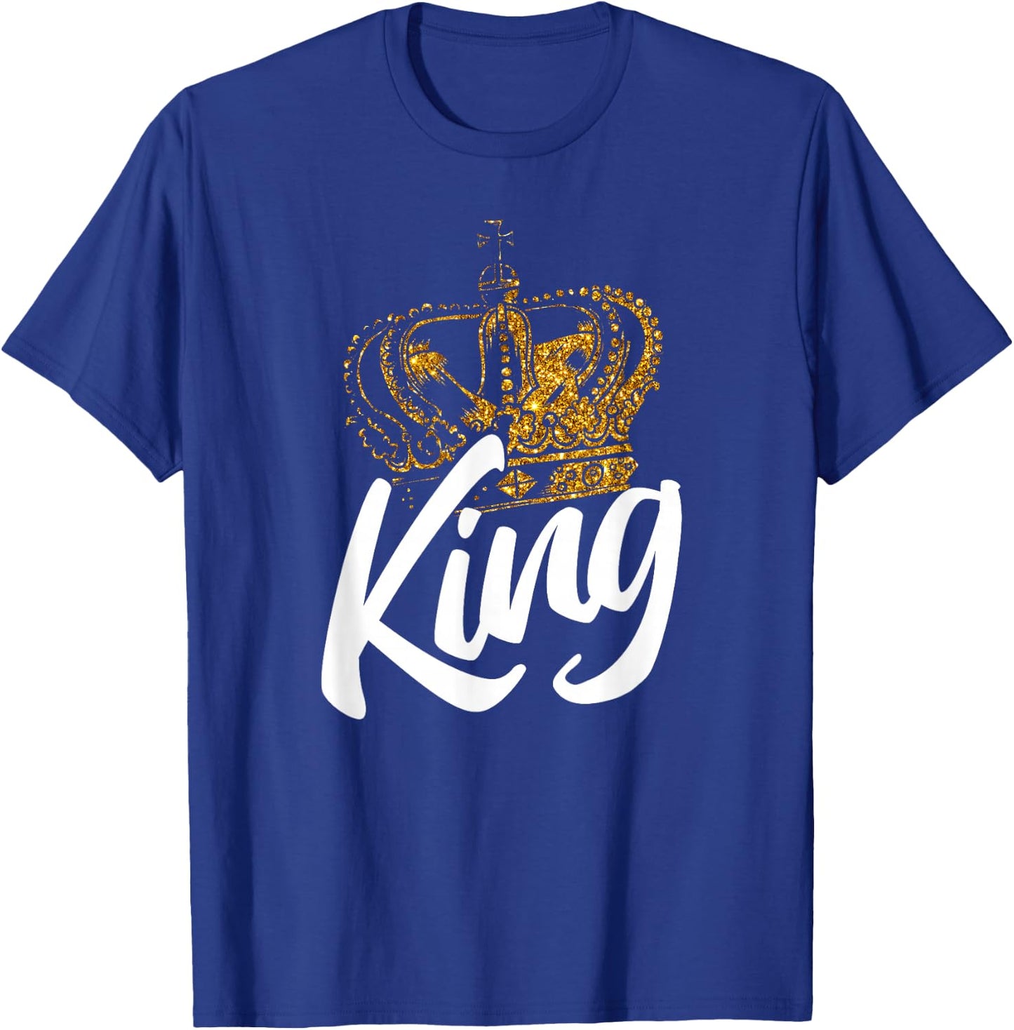 Birthday King Shirt Crown and Boys T-Shirt - T-Shirt | Royal