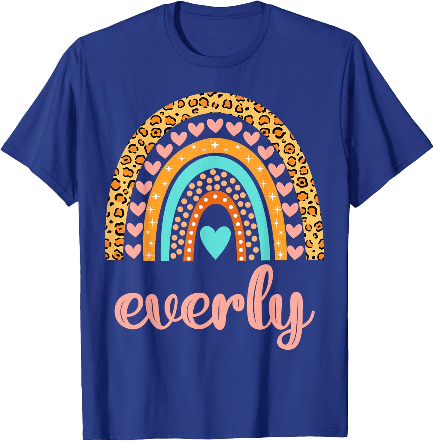 Everly Everly Name Birthday Shirt Gift T-Shirt - T-Shirt | Royal