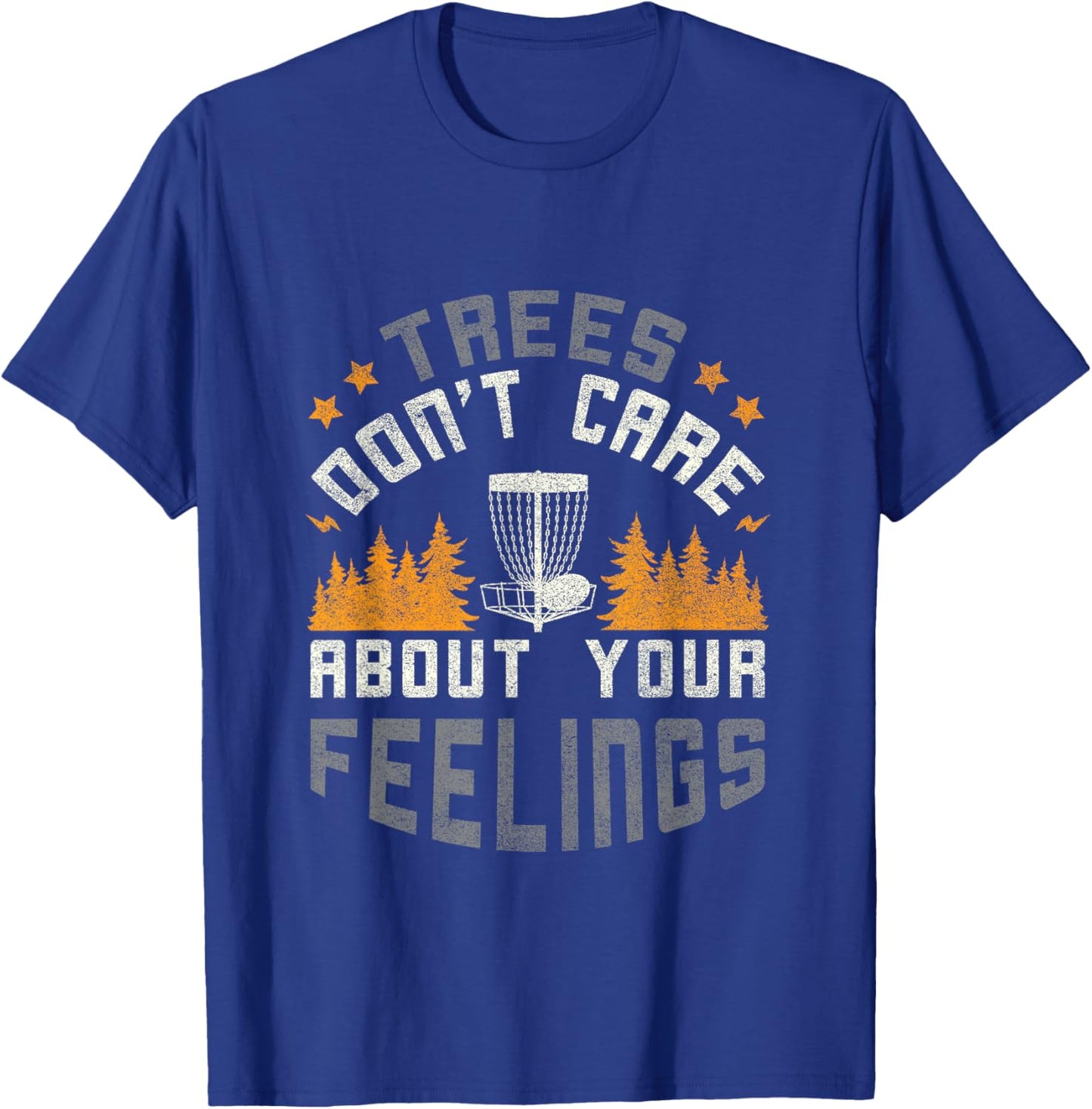 Funny Disc Golf Shirt Men Women Vintage Disc Golfing T-Shirt - T-Shirt | Royal