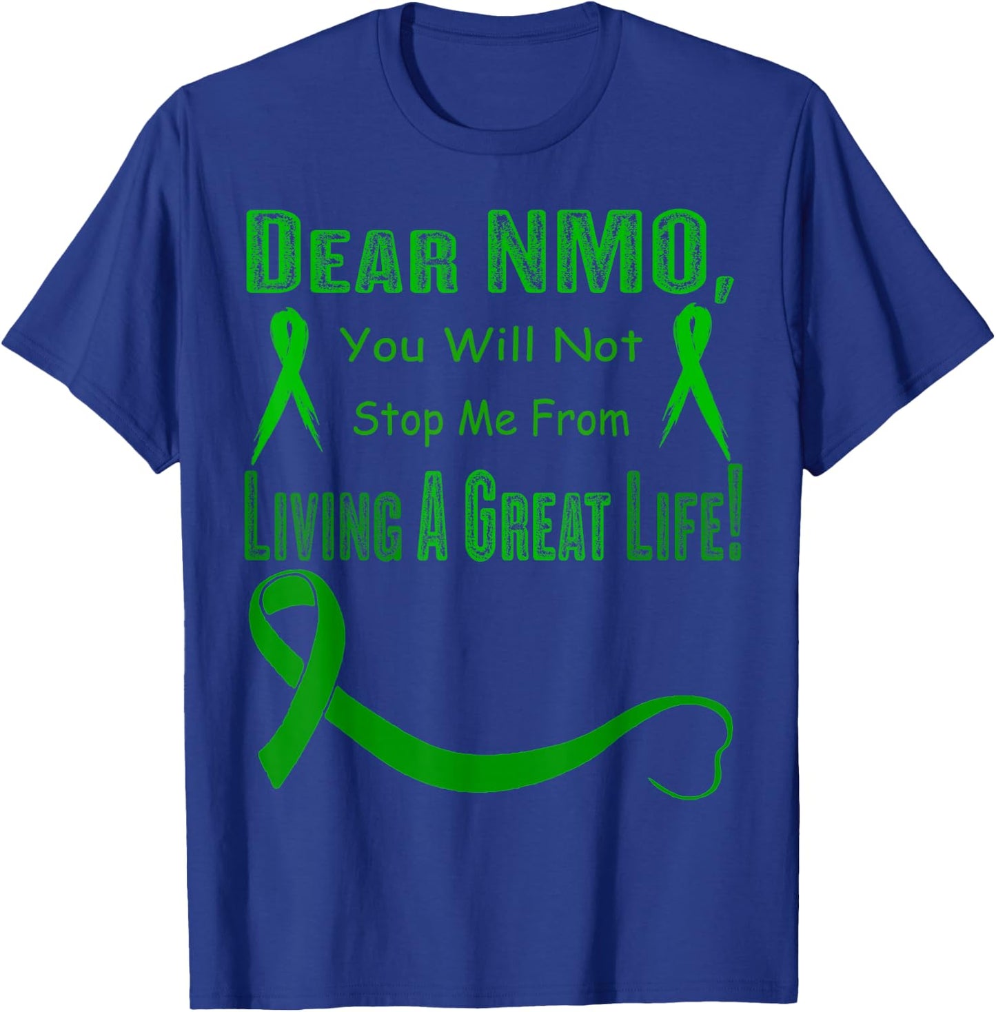 neuromyelitis optica Awareness T-Shirt - T-Shirt | Royal