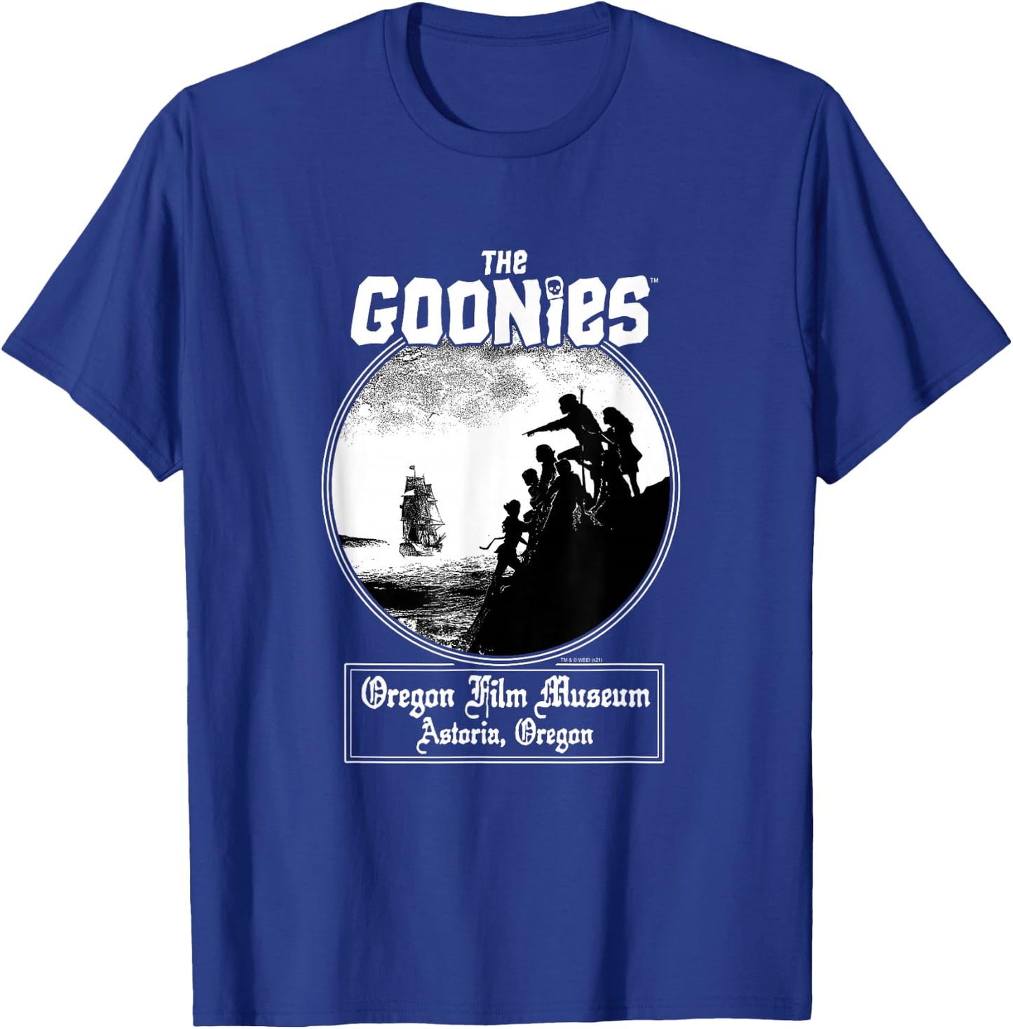 The Goonies Oregon Film Museum Astoria, Oregon Movie T-Shirt - T-Shirt | Royal