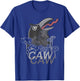 Crow Caw Caw T-Shirt - T-Shirt | Royal