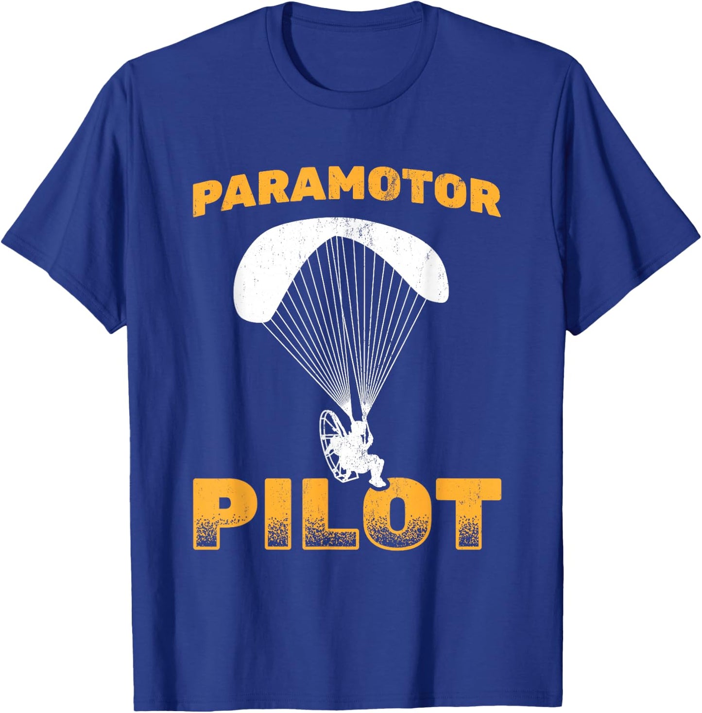 Paramotor Pilot Paraglidign Powered Paraglider T-Shirt - T-Shirt | Royal