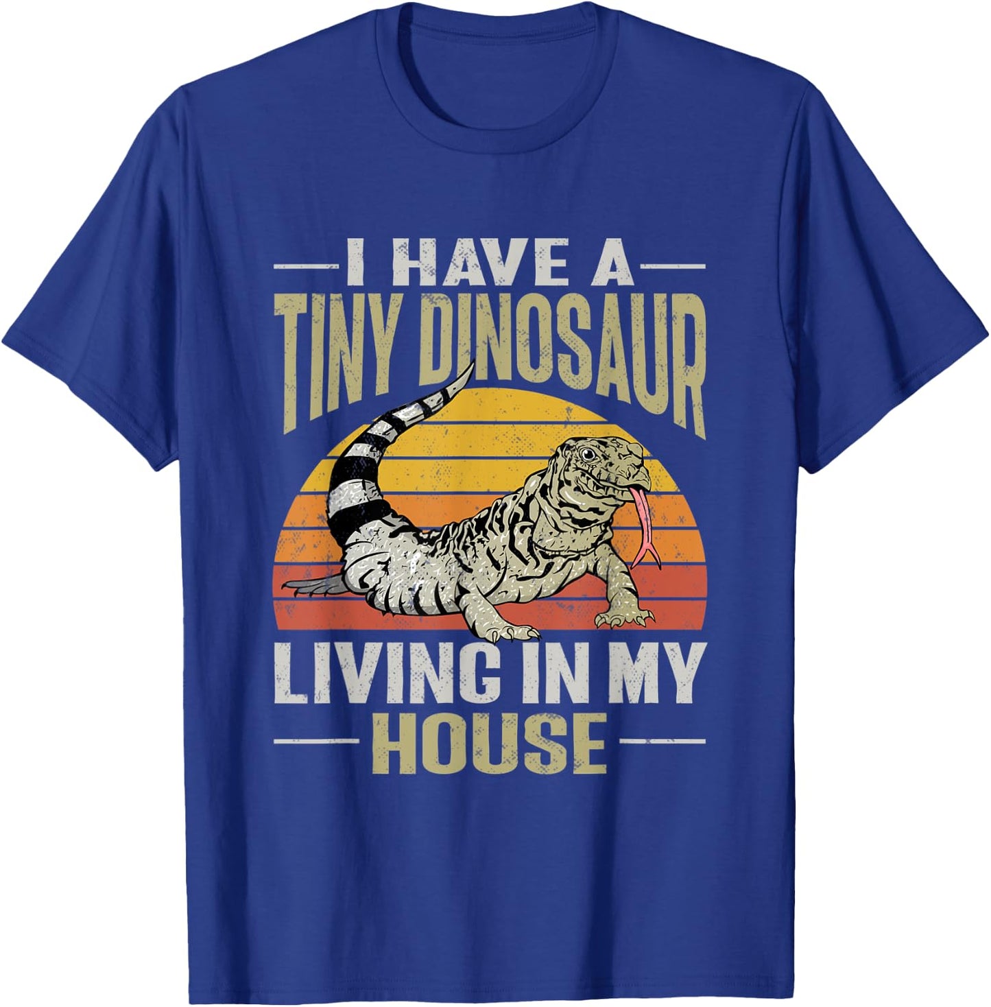 Tegu Lizard Reptile Herpetologist T-Shirt - T-Shirt | Royal