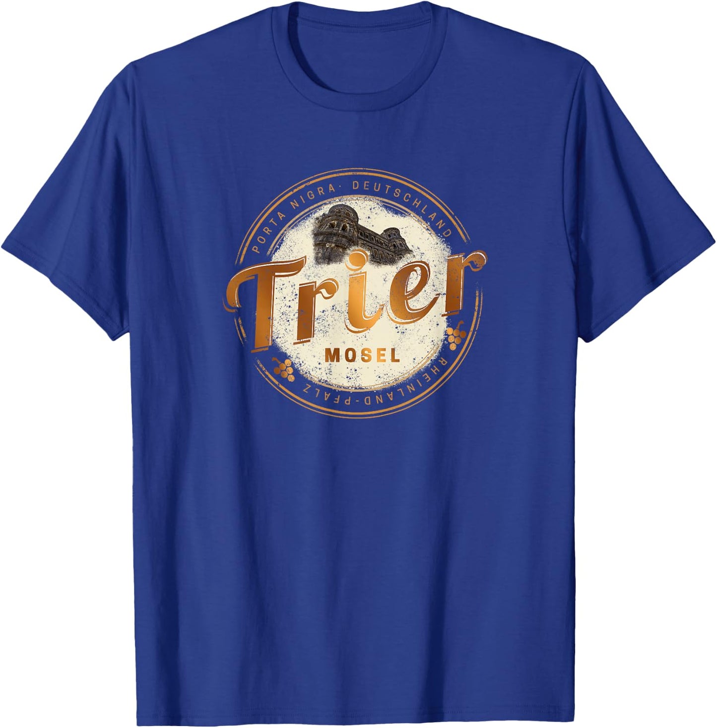 Trier Vintage Moselle Rhineland-Palatinate Germany T-Shirt - T-Shirt | Royal