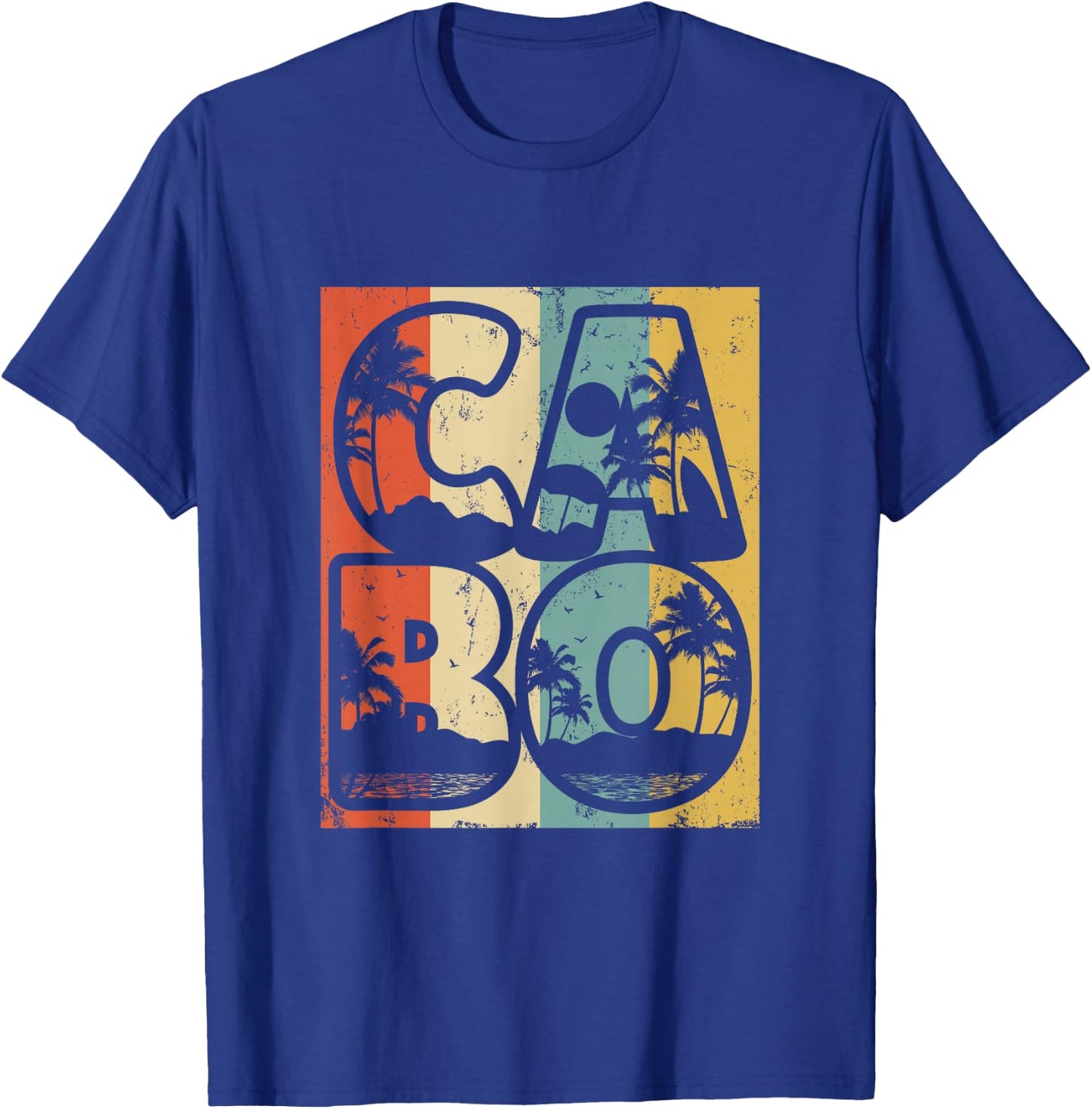 Retro Cabo San Lucas Honeymoon T-Shirt - T-Shirt | Royal