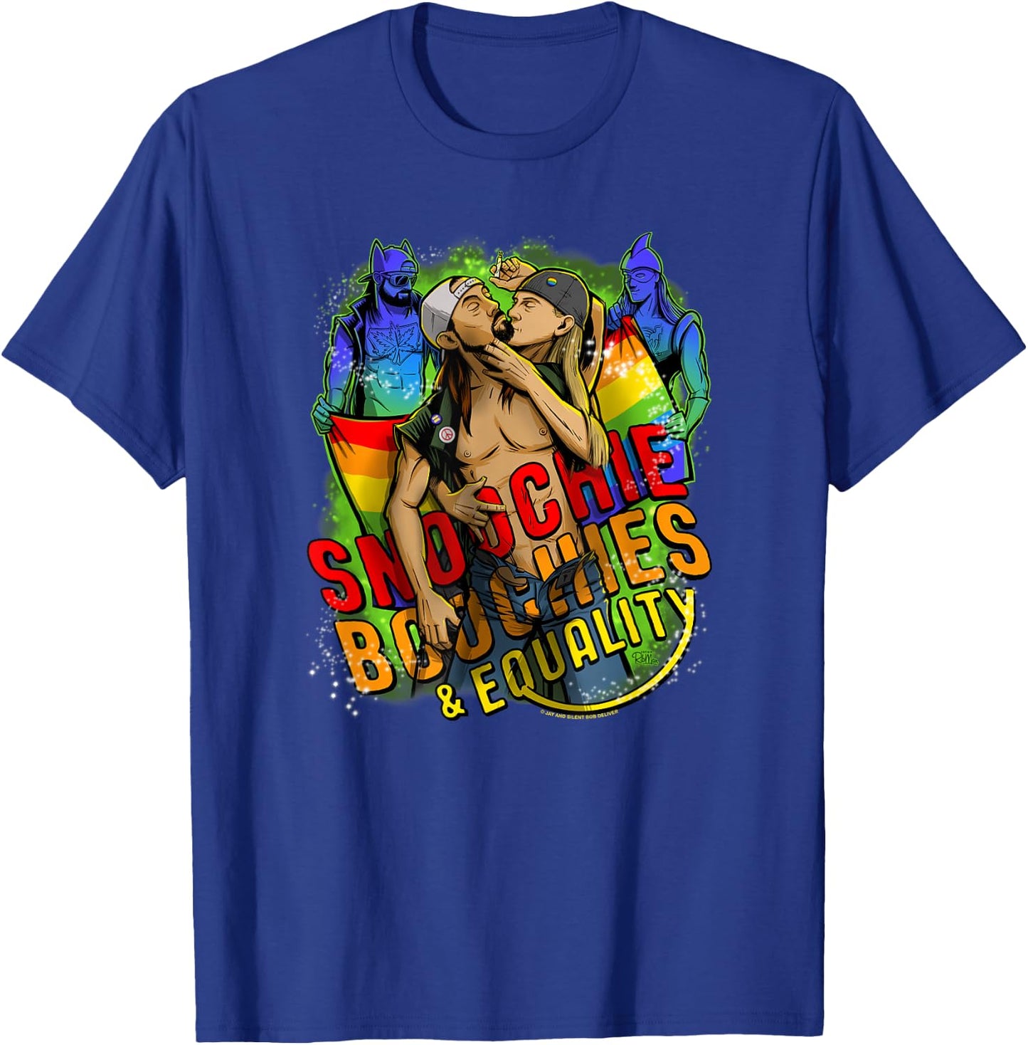 Jay and Silent Bob Pride Snoochie Boochies & Equality T-Shirt - T-Shirt | Royal