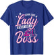 Look Like A Lady Drive Like A Boss Trucker Girl T-Shirt - T-Shirt | Royal