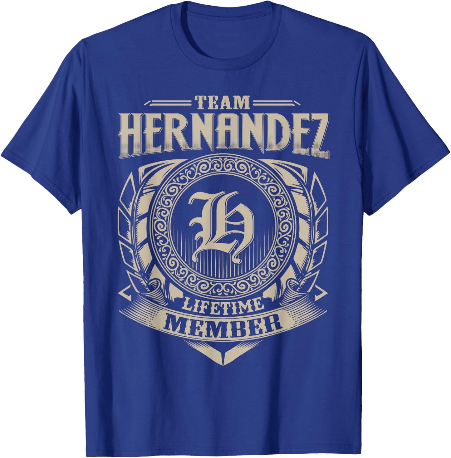 Team HERNANDEZ Lifetime Member Vintage HERNANDEZ Family T-Shirt - T-Shirt | Royal
