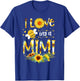I Love Being A Mimi Sunflower Bee Mother's Day T-Shirt - T-Shirt | Royal