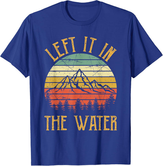 Left It In The Water Baptism Gift Kids Christian T-Shirt - T-Shirt | Royal