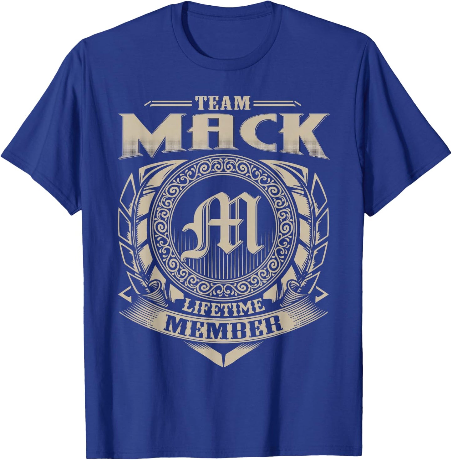 Team MACK Lifetime Member Vintage MACK Family T-Shirt - T-Shirt | Royal
