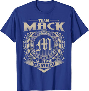 Team MACK Lifetime Member Vintage MACK Family T-Shirt - T-Shirt | Royal