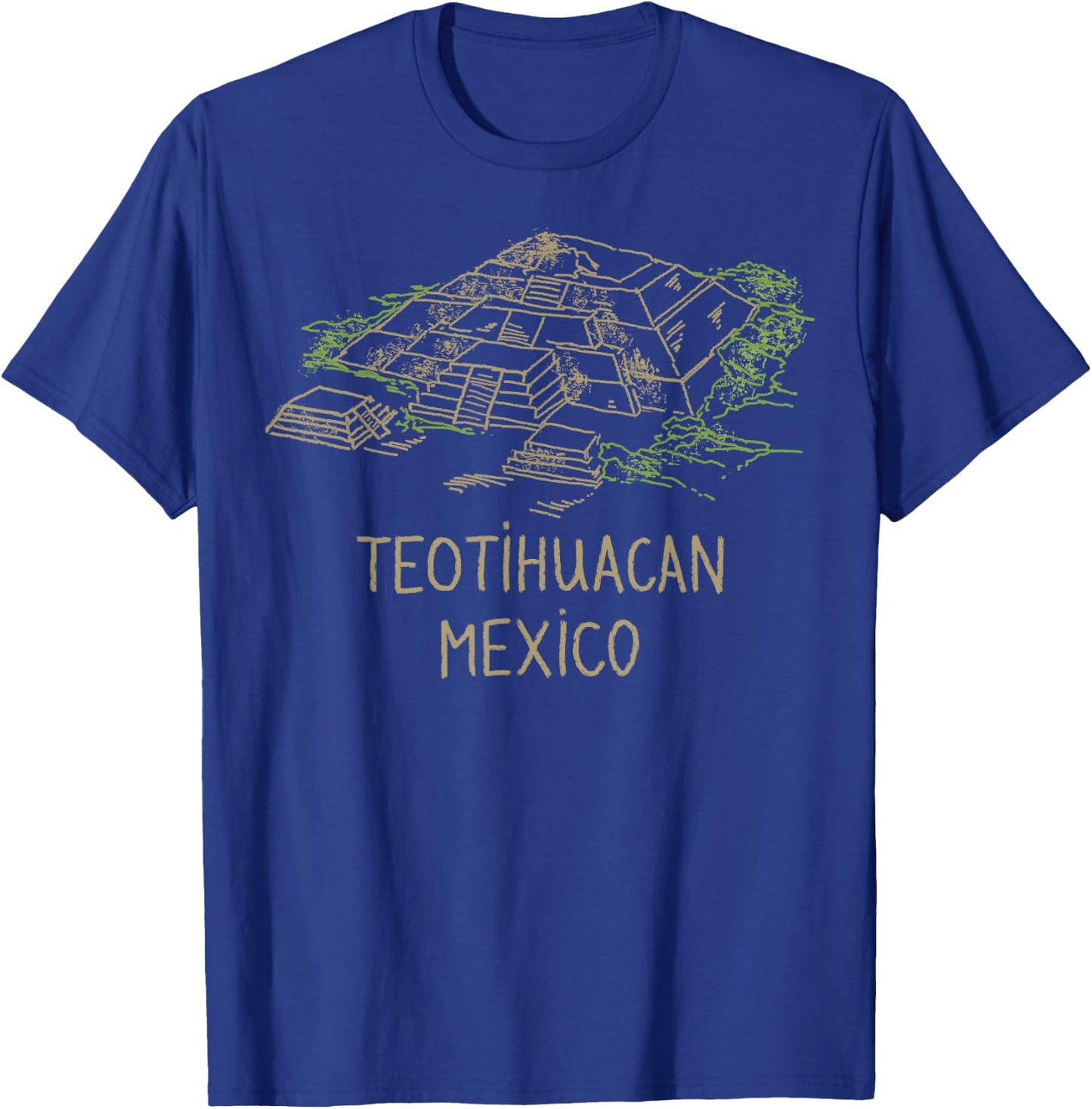 Teotihuacan Mexico T-Shirt - T-Shirt | Royal