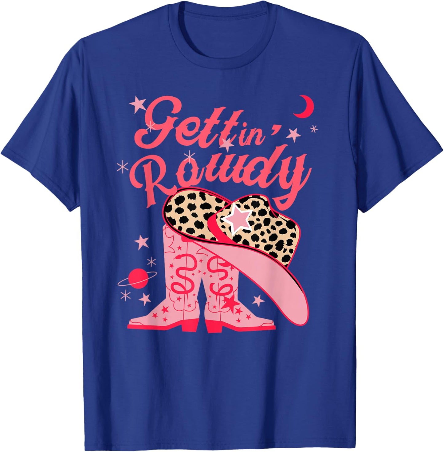 Getting Rowdy Getting Hitched Nashville Bachelorette Party T-Shirt - T-Shirt | Royal