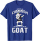 Fantasy Football Commissioner Commish Dabbing Goat Draft Day T-Shirt - T-Shirt | Royal
