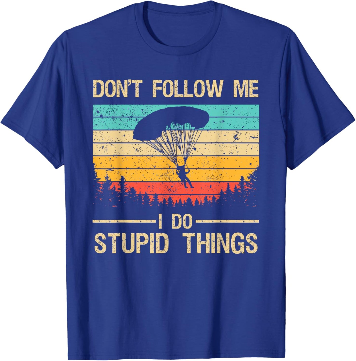 Funny Skydiving Art Women Skydiver Skydive Lovers T-Shirt - T-Shirt | Royal