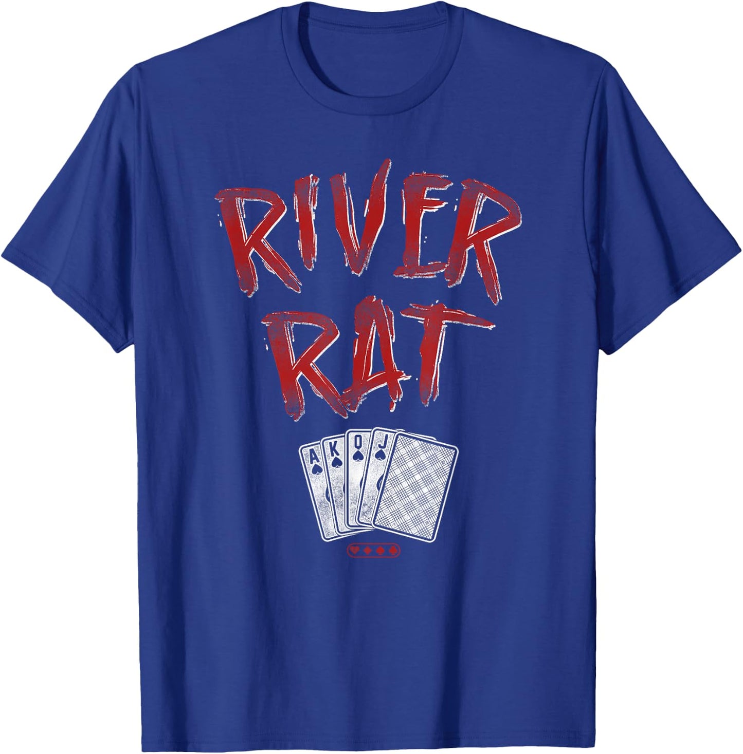 Poker Vintage River Rat T-Shirt - T-Shirt | Royal