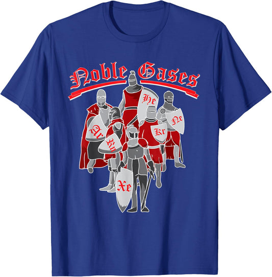 Funny Noble Gases Science Loving Men, Women, Girls and Boys T-Shirt - T-Shirt | Royal