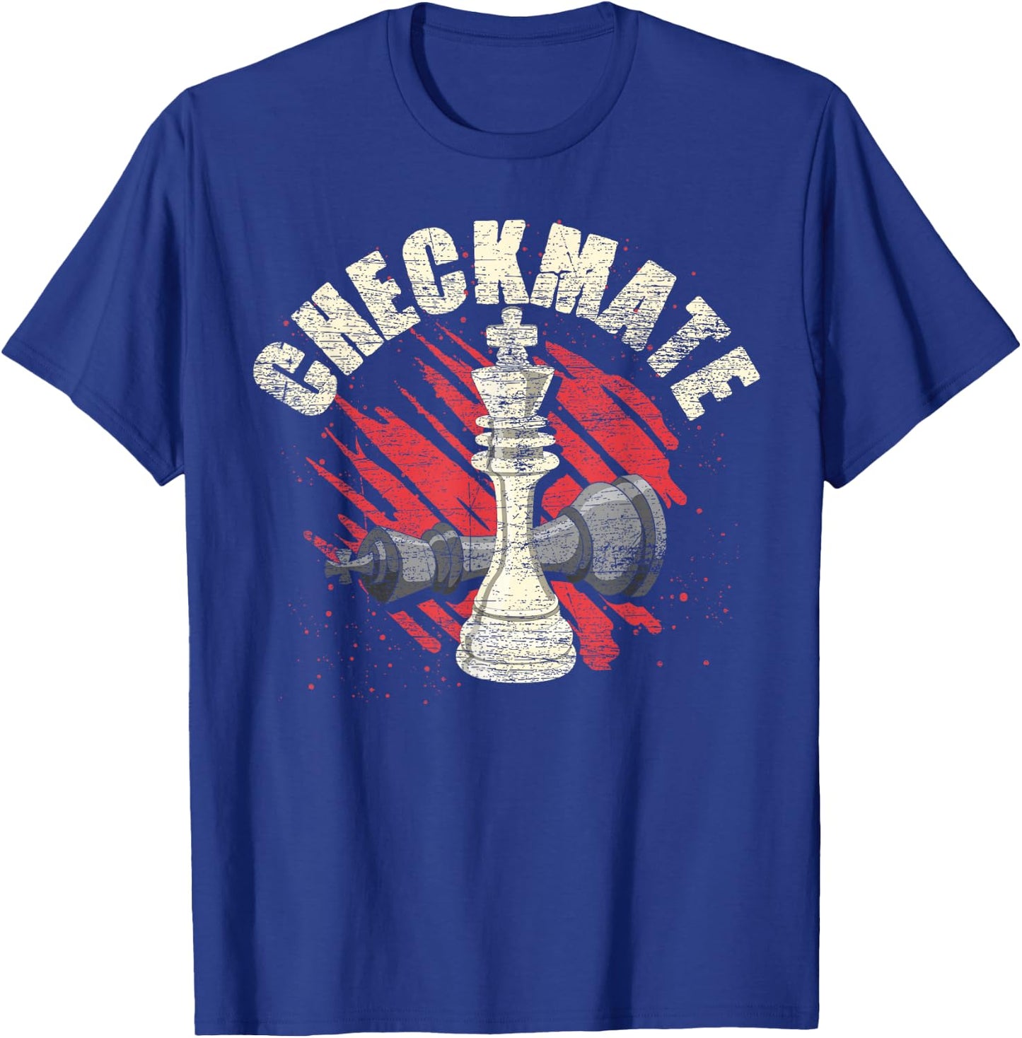 Chess Mat Chess Figure King Chess Player Board Game Chess T-Shirt - T-Shirt | Royal