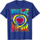 Retro Psychedelic Make Love Not War Hip Funky Radical T-Shirt - T-Shirt | Royal