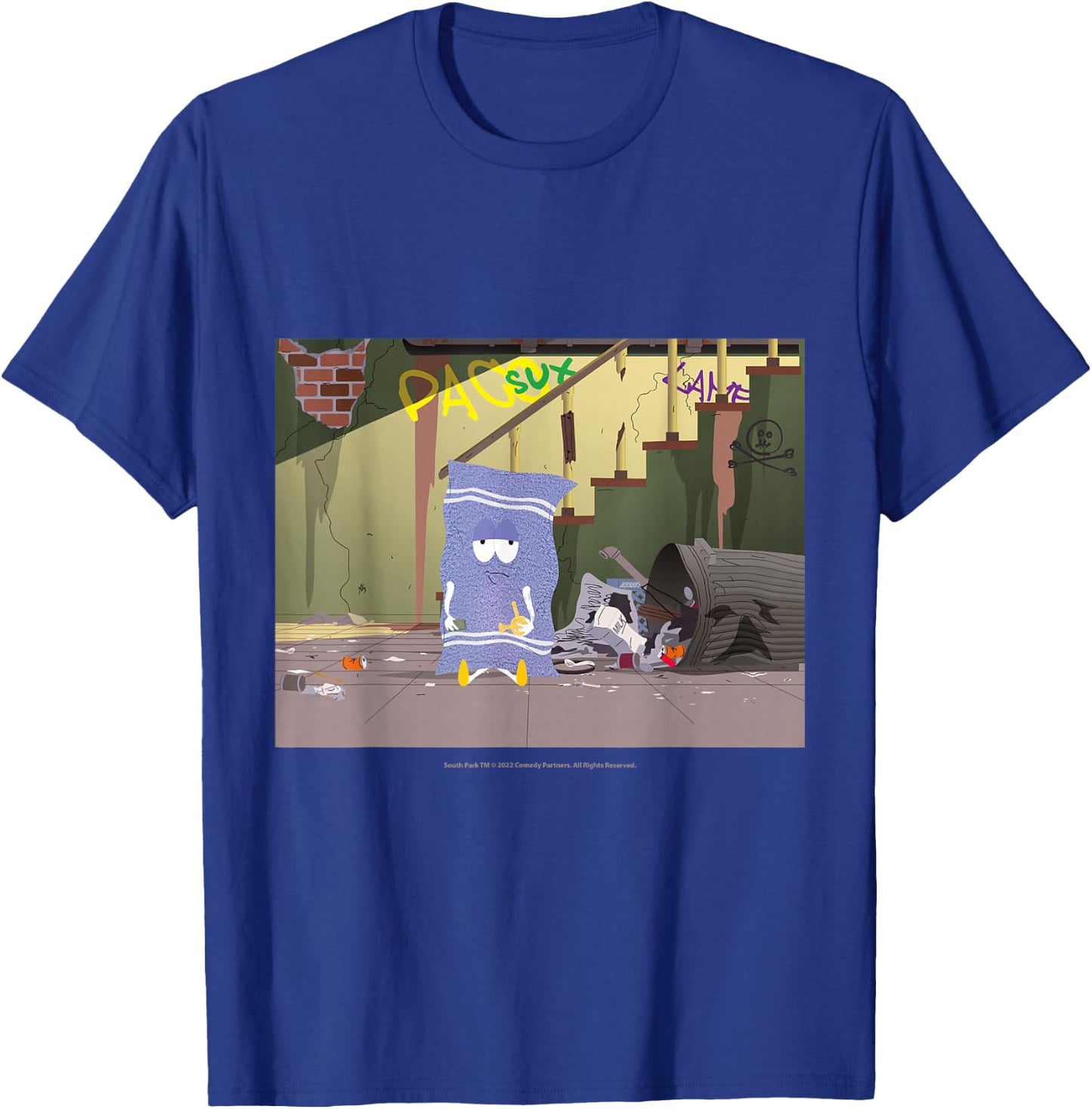 South Park Paco Sux with Towelie T-Shirt - T-Shirt | Royal