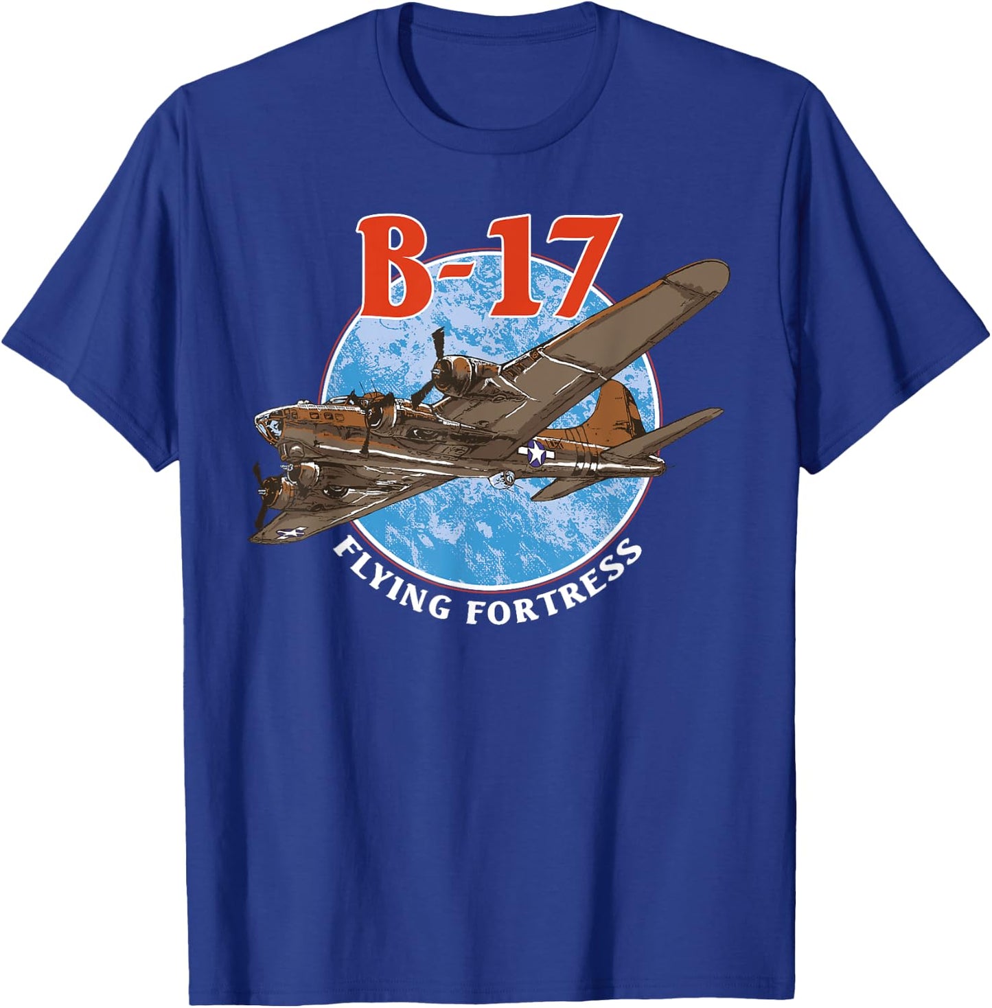 B-17 Flying Fortress World War 2 T-Shirt - T-Shirt | Royal