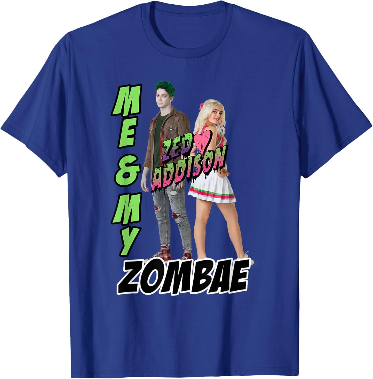 Disney Zombies Zed & Addison Me & My Zombae T-Shirt - T-Shirt | Royal