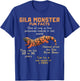 Gila Monster Fun Facts, Lizard Gila Monster T-Shirt - T-Shirt | Royal
