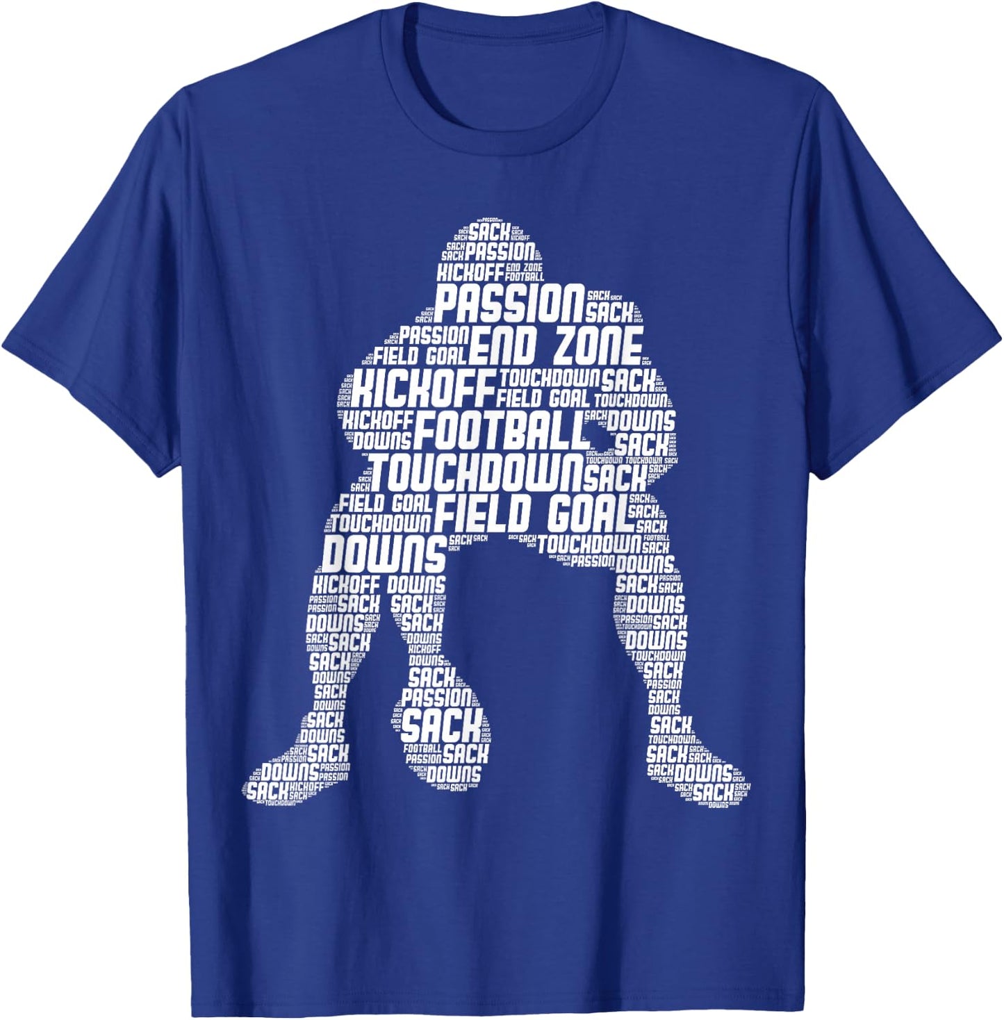 Football Lineman American Football Men Kids Boys Small T-Shirt - T-Shirt | Royal
