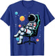 Astronaut Gaming Space Gamer Boys Toddler Kids Youth Men T-Shirt - T-Shirt | Royal