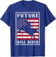 Future Bull Rider American Rodeo Patriotic USA Bull Riding T-Shirt - T-Shirt | Royal