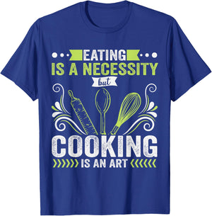 Gangster Chef Culinary Badass Mamas Cooking Is Necessity Art T-Shirt - T-Shirt | Royal