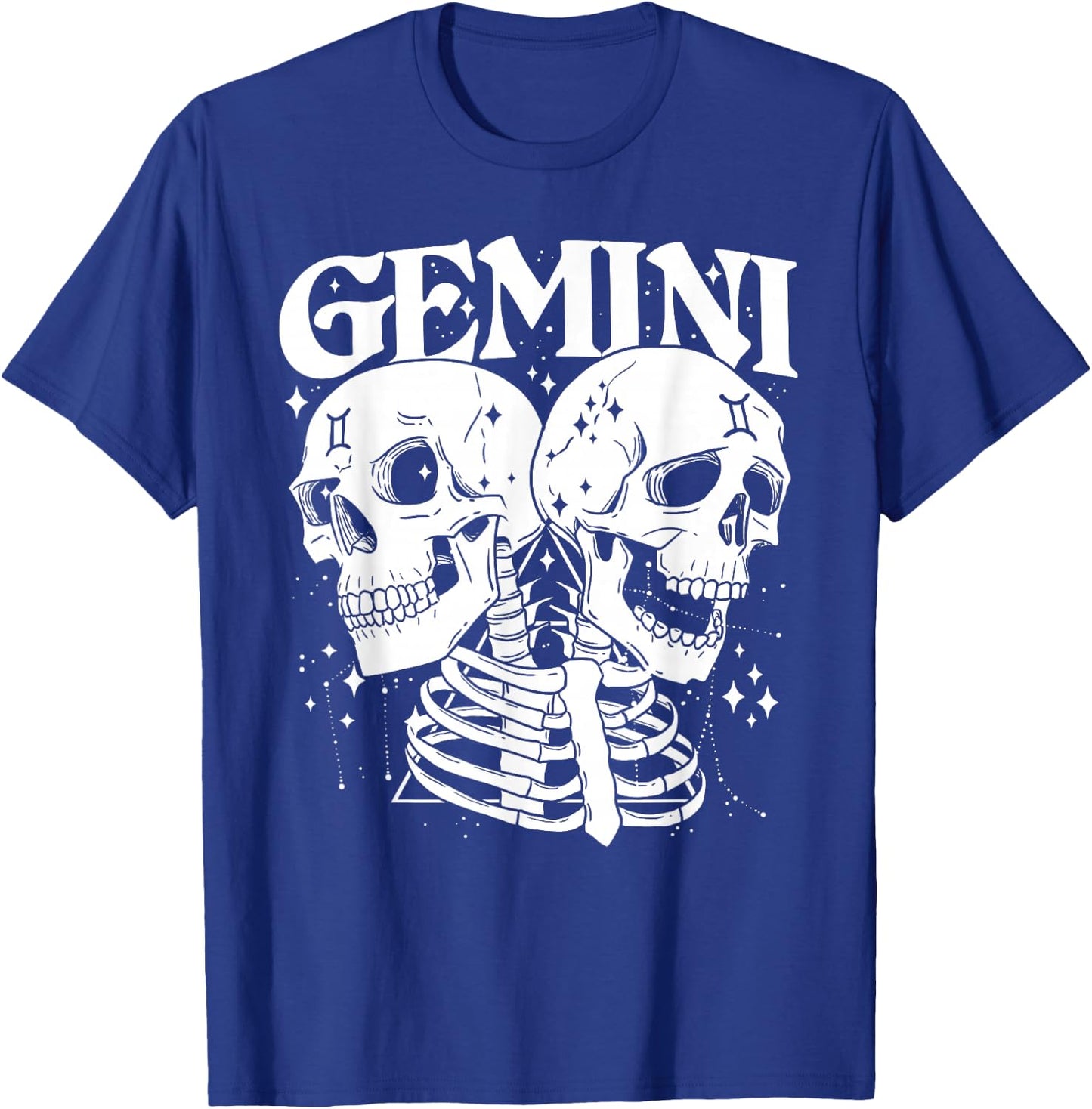 GEMINI Faery Crystal Witch Shirt Skull constellation T-Shirt - T-Shirt | Royal