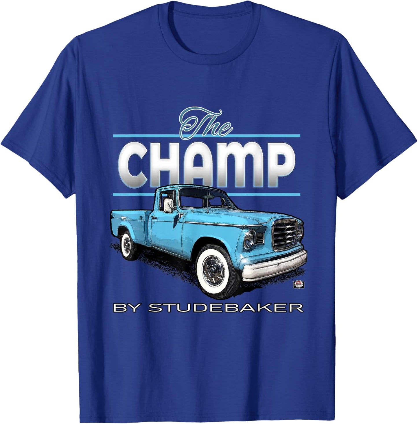 Studebaker Champ classic pick up truck T-Shirt - T-Shirt | Royal